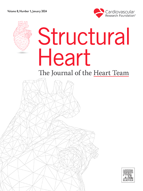 Go to journal home page - Structural Heart